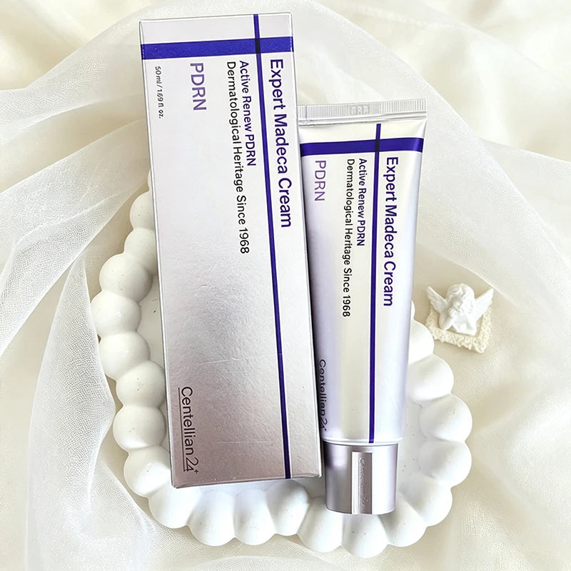 Face care treatments with cream serum and patch options