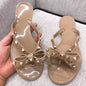 Studded Flat Bot Thong Slippers Holiday Beach Sandals Women's Jelly Slip-On oes Comfortable Casual PVC Footwear