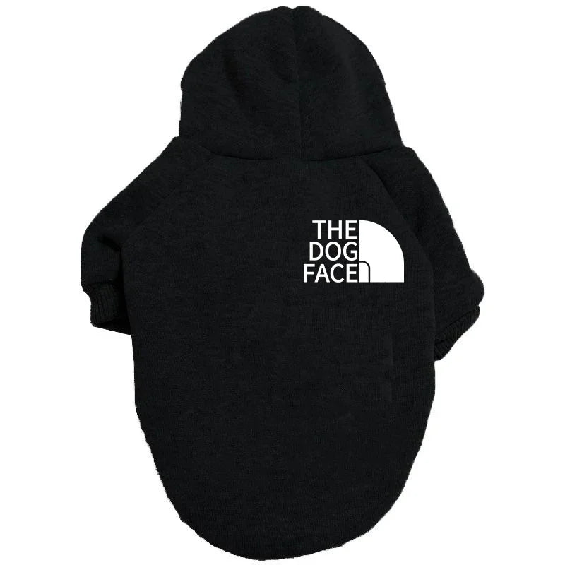 Designer Dog Clothes Hoodies The Dog Face Wind Coat Warm for Small Large Dogs Jacket Sweatshirt French Bulldog Jacket Clothing