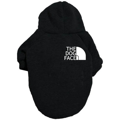 Designer Dog Clothes Hoodies The Dog Face Wind Coat Warm for Small Large Dogs Jacket Sweatshirt French Bulldog Jacket Clothing