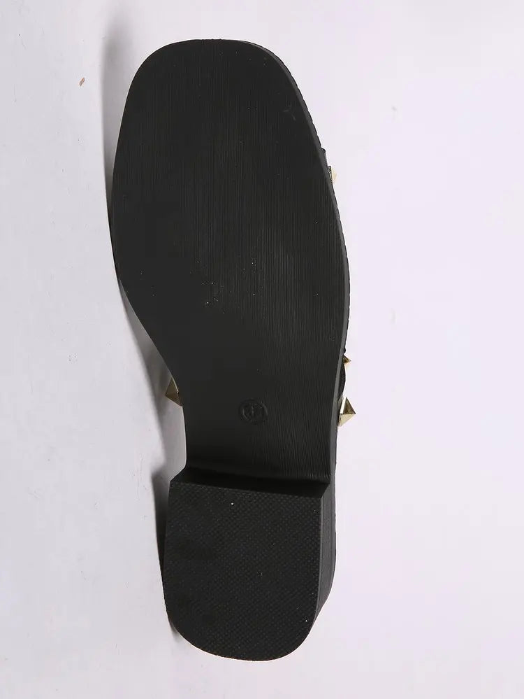 Women's Nappa Leather Sandals With Cushioned Footbed And Reinforced Stitching Featuring Slip On Closure