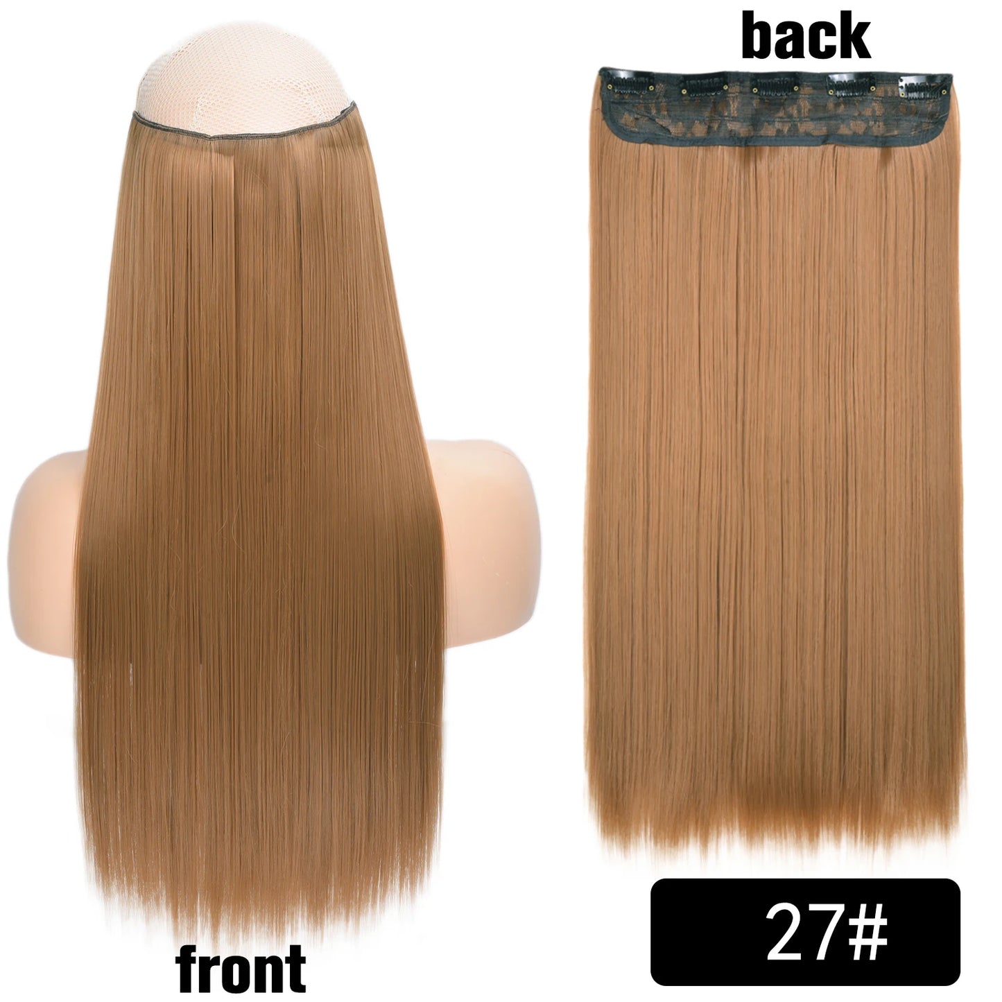 Long Clip In Hair Extensions for Length and Volume 22 Inch