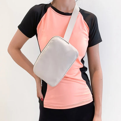 Water-Resistant Belt Bag with Adjustable Strap for Travel and Workouts