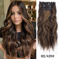 Synthetic Clip In Hair Extensions 11Color Synthetic Clip In Hair Extensions Long Wavy 4Pcs/Set Piece 11 Clip-In Hairpieces