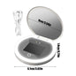 UV Mirror Sunscreen Testing Camera With Light 2X Magnification Travel Makeup Pocket Size UV Smart Sunscreen Makeup Mirror