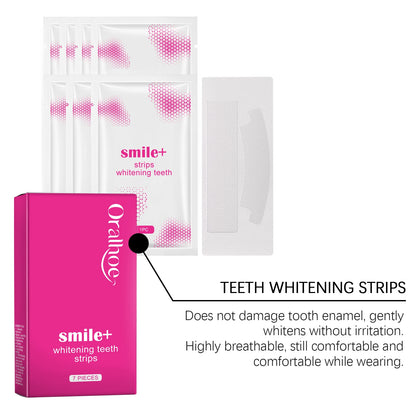 Teeth Whitening Strips: Clean Oral Stains, Tartar and Yellow Teeth, Brighten Teeth, Portable Whitening Strips