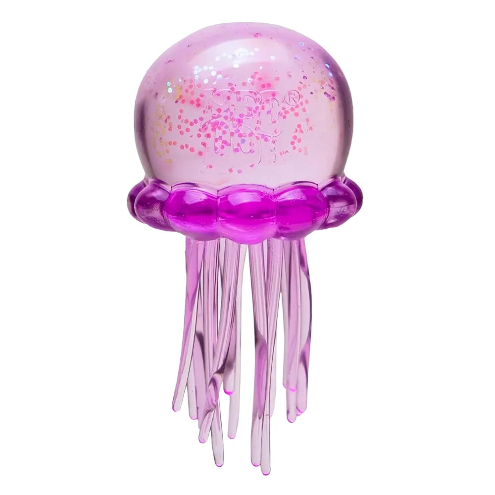 NeeDoh Jellyfish and Cube Plastic Squish Toy For Stress Relief and Sensory Play