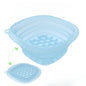 Foldable Face Ice Bath Bowl - Portable Silicone Facial Plunge Basin for Home Skincare