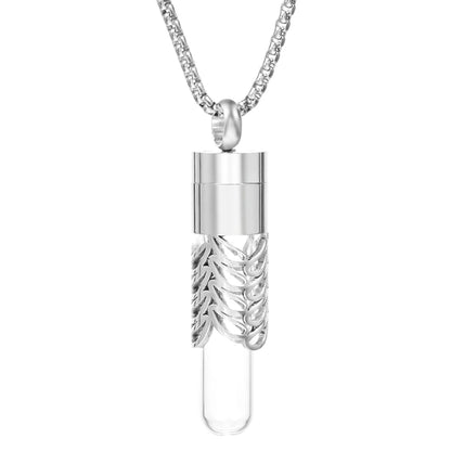 Women’s Diffuser Necklace Stainless Steel Bottle Oil Storage