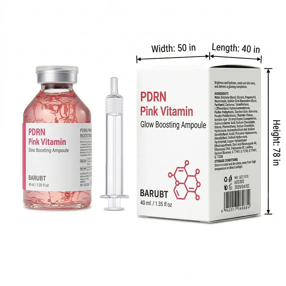 Korean Skincare Ampoule Kit Glow Formulated With Collagen Silk Peptide And PDRN For Deep Hydration And Radiant Skin