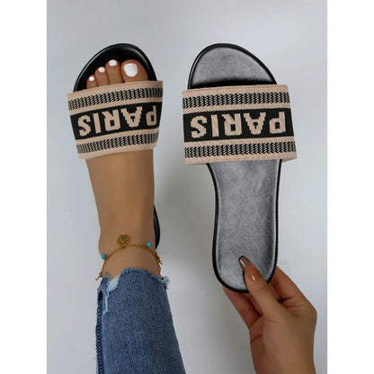 Soft Sandals with Breathable Upper and Rubber Sole for All Day Comfort