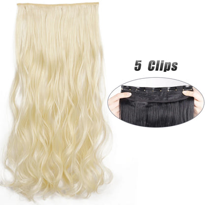 Voluminous Clip-In Hair Extensions 80cm For Fuller Long Hair Look