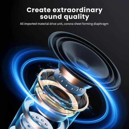Wireless Over Ear Bluetooth Headphones With ANC And HD Mic