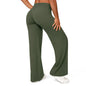 Yoga Pants Mid Rise Straight Leg Fit Second Skin Feel