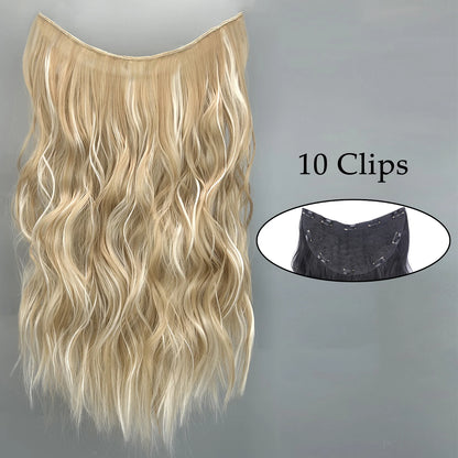 Voluminous Clip-In Hair Extensions 80cm For Fuller Long Hair Look