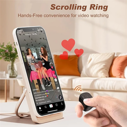 Smart Ring Remote Bluetooth Page Turner for TikTok YouTube IG Control