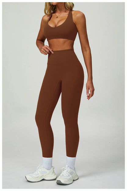 2-3PCS Yoga Suit Women Tracksuit Sports Bra High Waist Leggings Shorts Outfit Gym Set Fitness Push Up FITNESS REVOLUTION