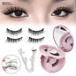 Magnetic Eyelashes 3D Mink - Reusable False Lashes Set with Tweezers Tool