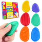 Sensory Silicone Fidget Toy Stone Set Six Pack For Calming Relief