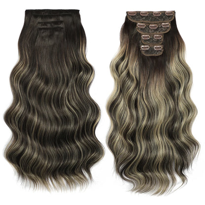 Voluminous Clip-In Hair Extensions 22 Inch Set for Length and Volume