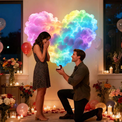 Cloud Shaped Led Ceiling Light with Color Changing Glow
