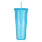 2026 Luxury Diamond Cold Cup Tumbler with Straw | Double Wall Iced Coffee Cup | Starbucks-Style Reusable Cup
