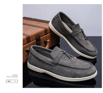 2025 Classics Men's Slip on Loafers Lightweight Breathable Flats Non Slip Comfort Daily Casual Soft Sole Outdoor Walking Shoes
