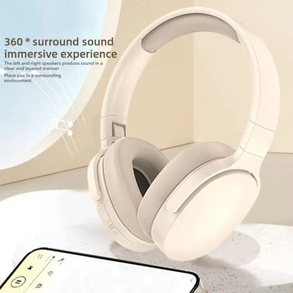Over Ear Bluetooth Headphones PVC Wireless ANC Deep Bass And Long Battery Life