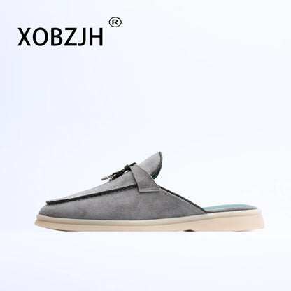2026 Luxury Butter Suede Tassel Loafers – Designer Slip-On Flats for Women | Chic Walking & Work Shoes
