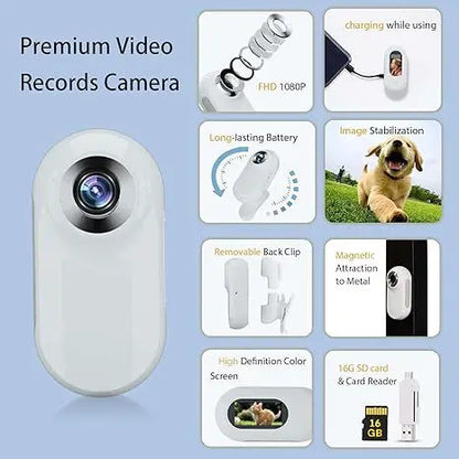 Pet collar camera with separate memory card options