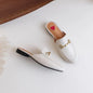 Breathable Mules Genuine Leather Upper for Summer Daily Wear Cushioned