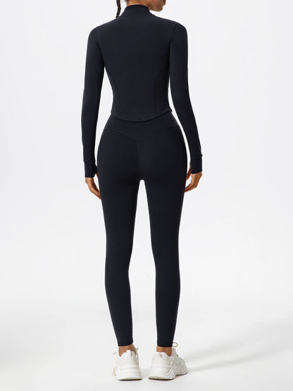 Ultra-Soft Fabrics Casual Tight Sports Jackets Women Zipper Yoga Clothes Quick-Dry Long Sleeve SPORTSWEAR REVOLUTION