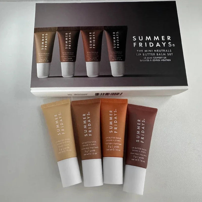 Summer Fridays Lip Balm Moisturizing Mirror Lip Gloss Lip Vanilla Pink Sugar Coffee Cake Smell Lipstick Transparent Oil Makeup
