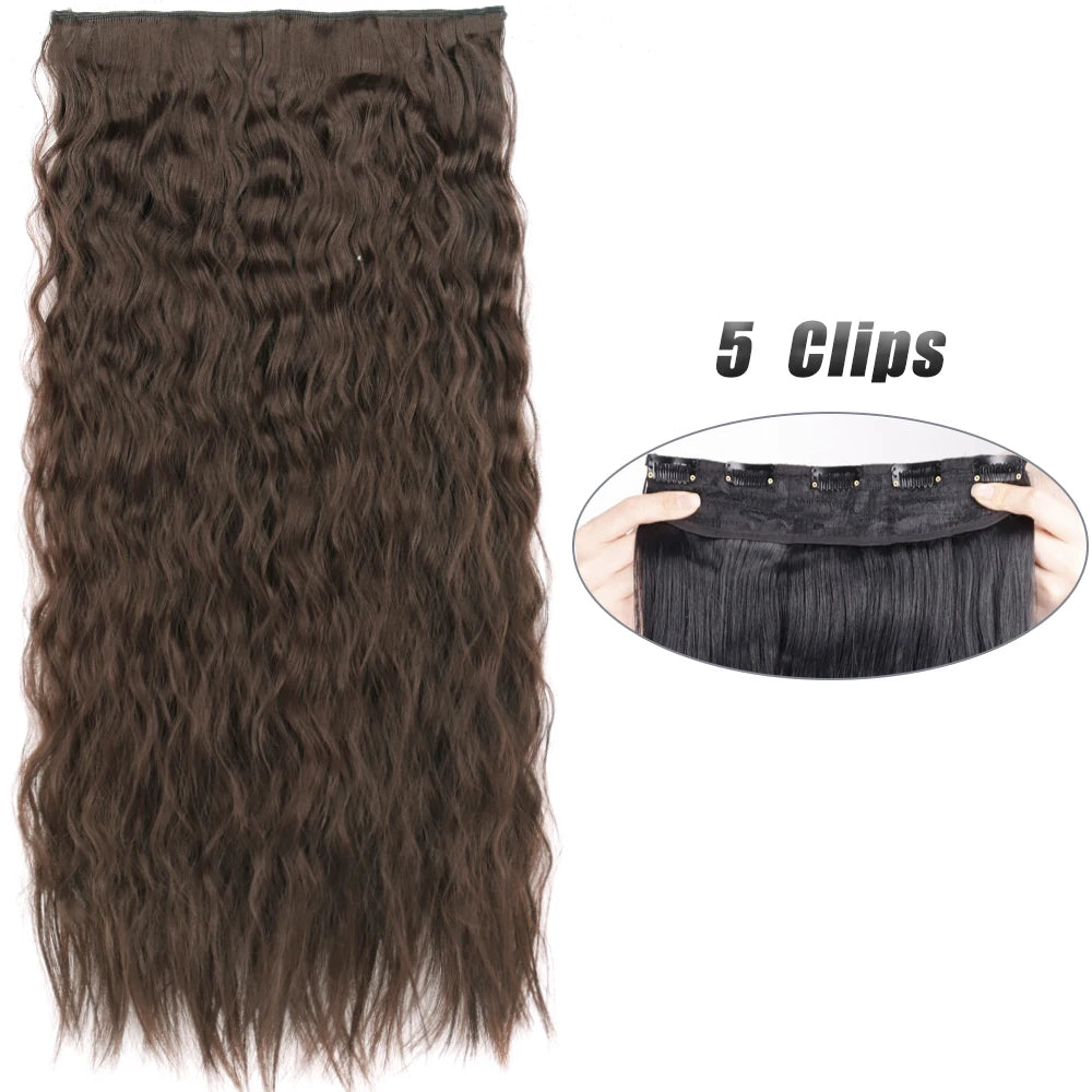 Voluminous Clip-In Hair Extensions 80cm For Fuller Long Hair Look