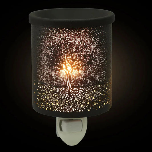 Creative Metal Plug In Wax Warmer Electric Burner Scented Oil Night Lamp Aromatherapy Furnace Bedroom Gift Incense Burner