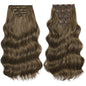 Voluminous Clip-In Hair Extensions 22 Inch Set for Length and Volume