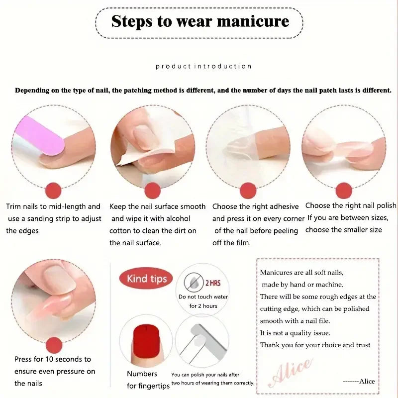 Glossy Press on Nails Set Short Oval Shiny Gradient French Nail Art Design Reusable Full Cover Fake Nails with Glue for Girls