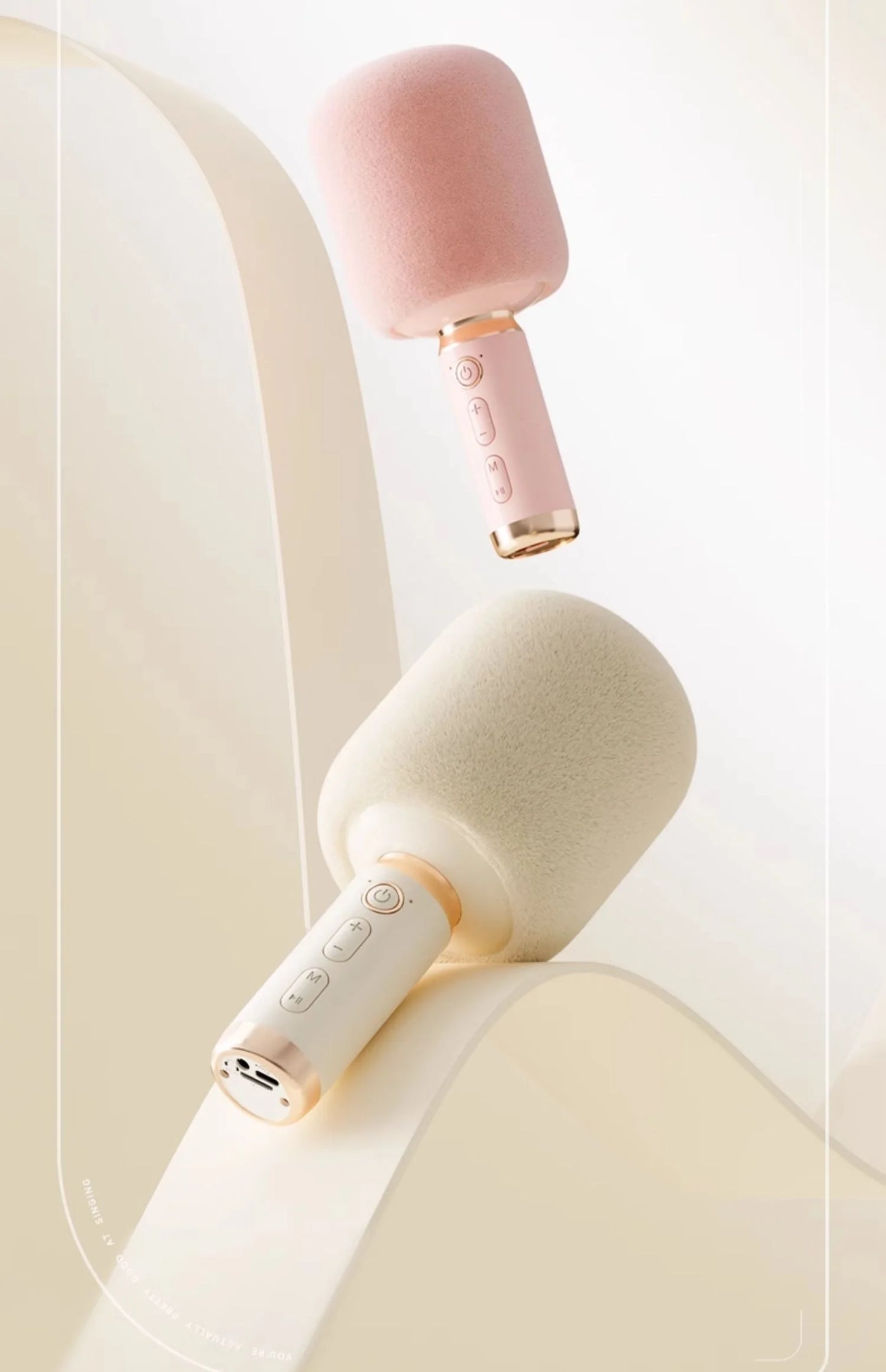 Portable Karaoke Microphone with Built-In Speaker Bluetooth 6W