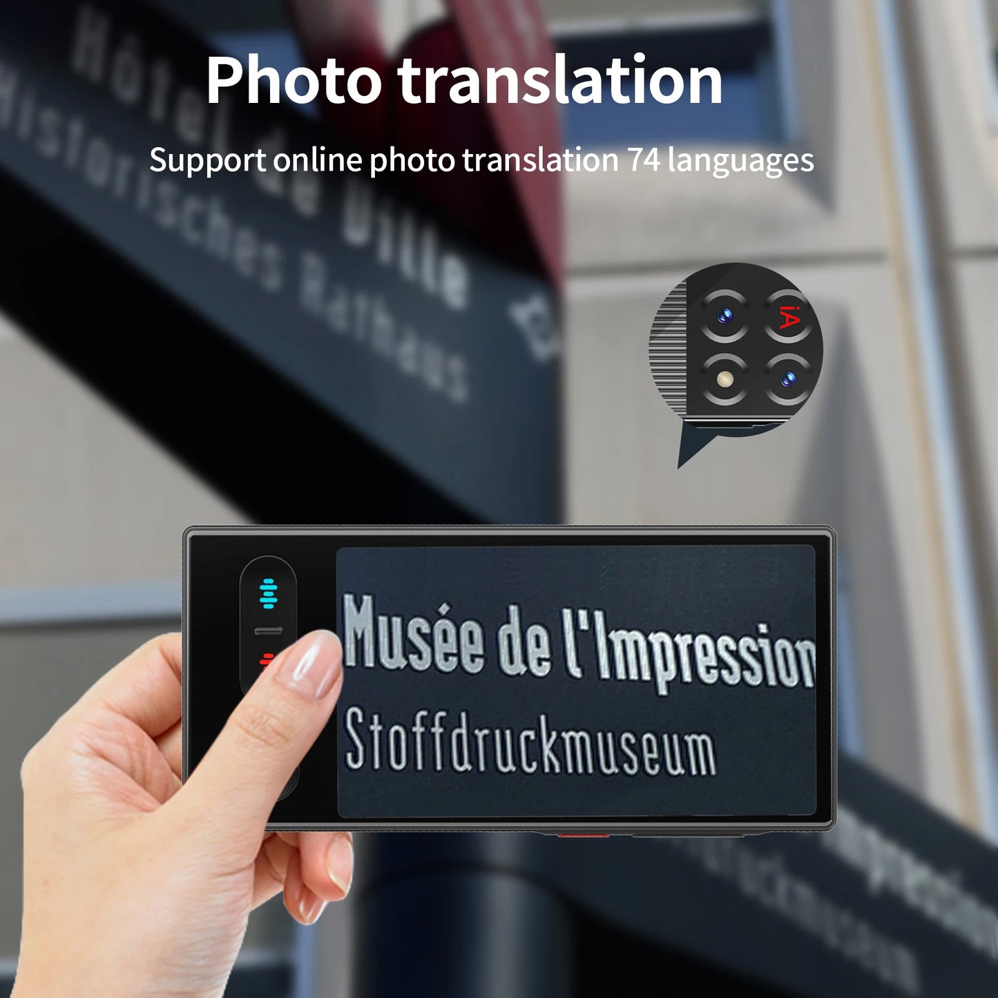 Portable AI Language Translator Device for Real Time Translation
