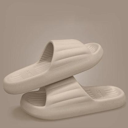 New Home Cloud Slippers Women Men Sandals Soft EVA Slides Beach Flip Flops Couples Bathroom Non-Slip CLOUD COMFORT