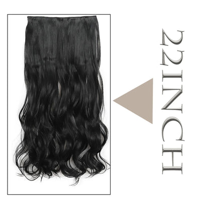 Wavy Clip In Hair Extensions Five Clip Set for Fuller Waves