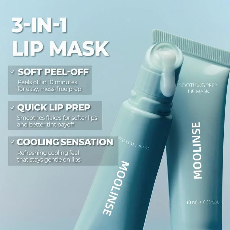 Korean Lip Mask With Cooling Hydration And Soothing Formula For Reduced Fine Lines And Hydrated Lips