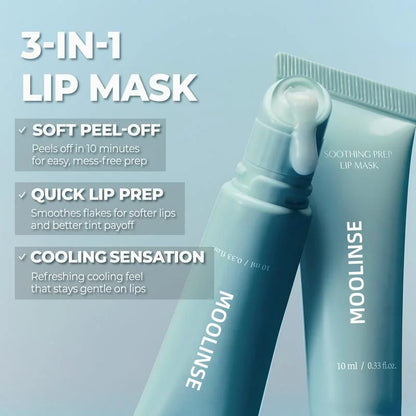 Korean Lip Mask With Cooling Hydration And Soothing Formula For Reduced Fine Lines And Hydrated Lips