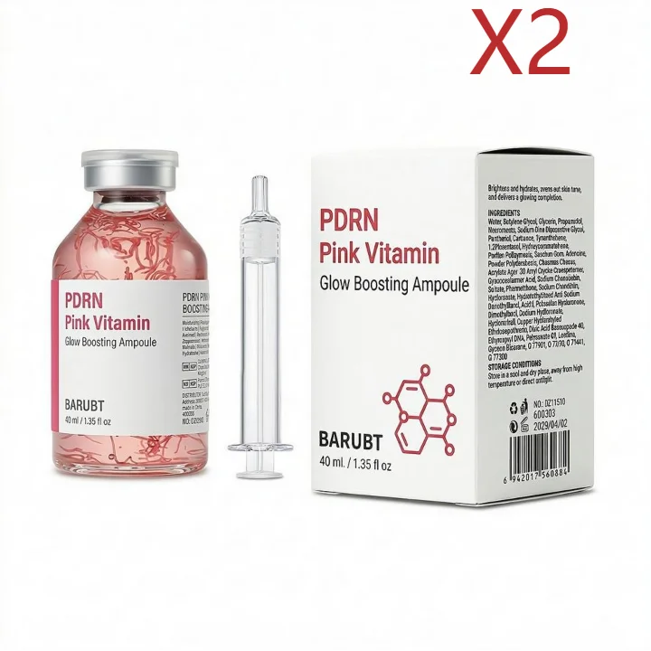 Korean Skincare Ampoule Kit Glow Formulated With Collagen Silk Peptide And PDRN For Deep Hydration And Radiant Skin