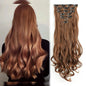 Lush Clip In Extensions 7 Piece Full Head 22 Inch Curly Wavy Hair