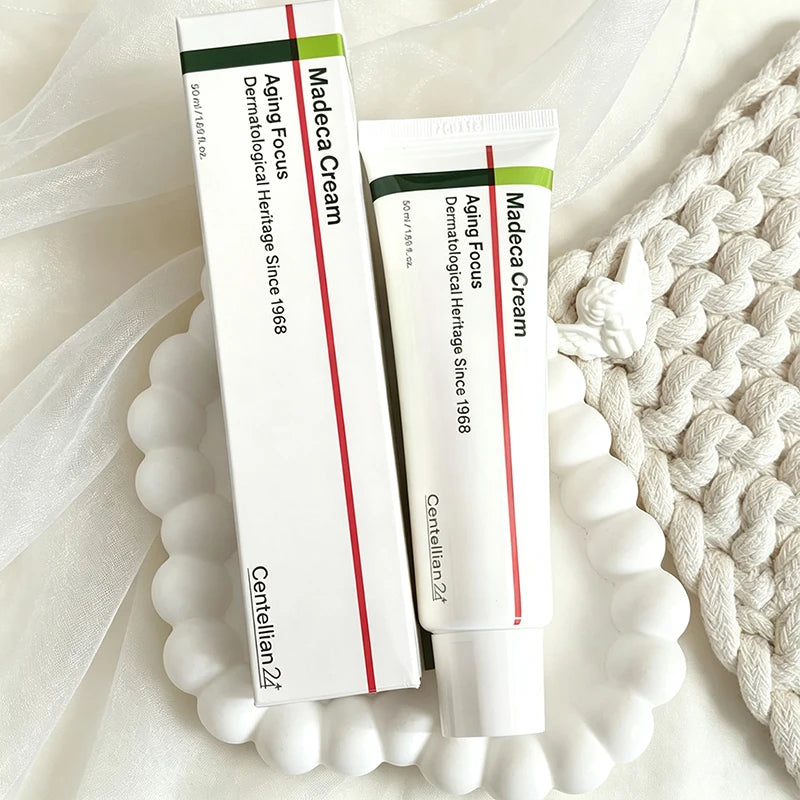 Face care treatments with cream serum and patch options