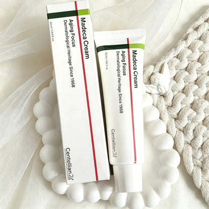 Face care treatments with cream serum and patch options