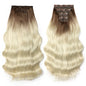 Voluminous Clip-In Hair Extensions 22 Inch Set for Length and Volume