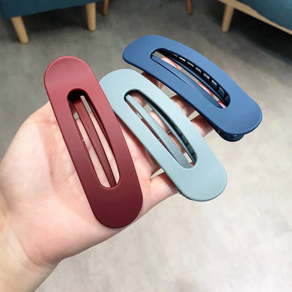Matte Hair Clips for Bangs and Flyaway Control Gentle Grip Daily Wear