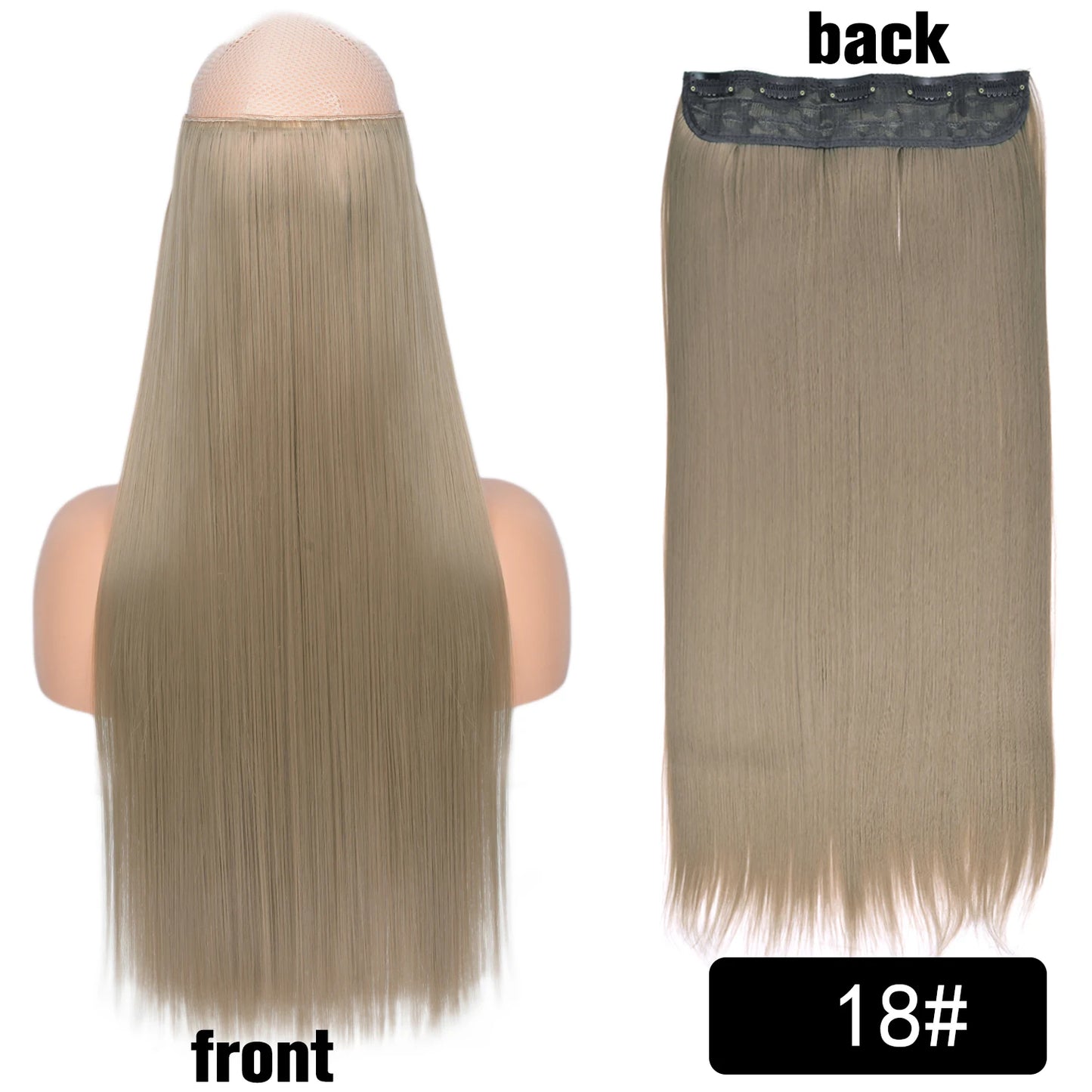 Long Clip In Hair Extensions for Length and Volume 22 Inch